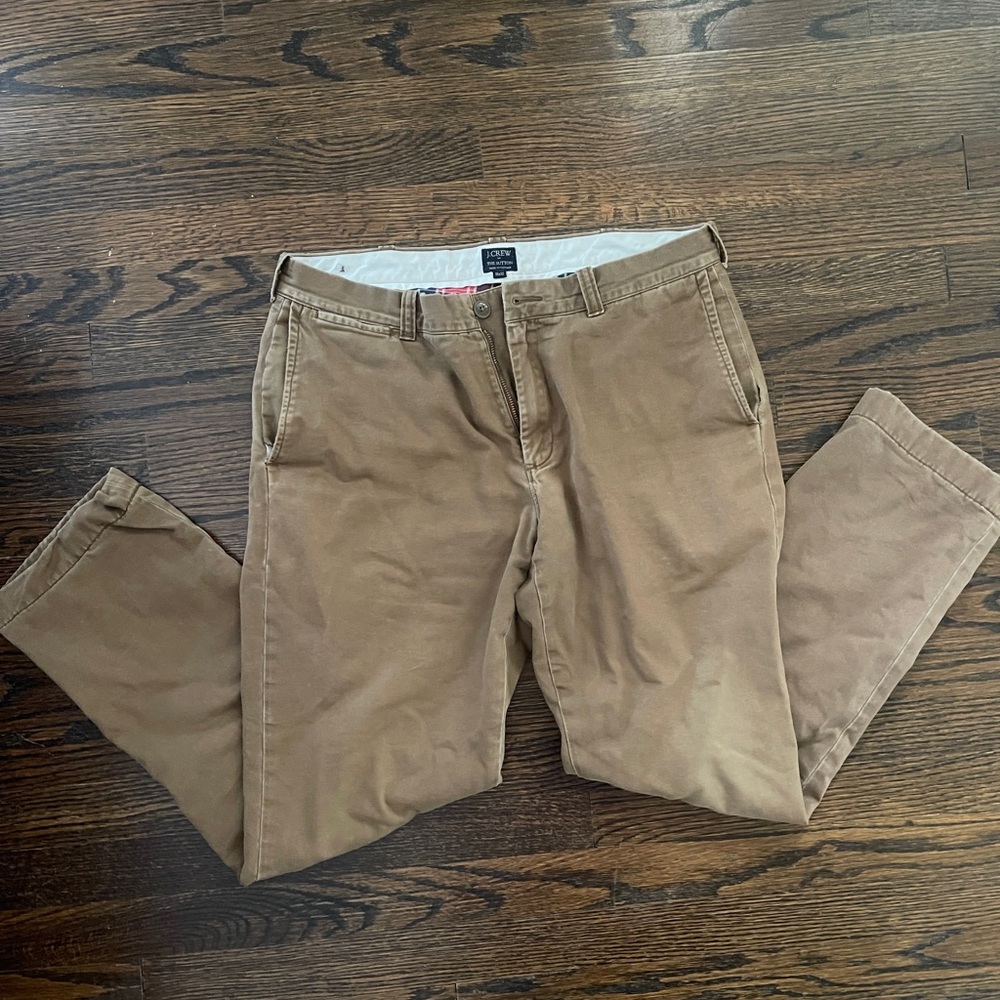 SOLD J. Crew Men’s Sutton The Sutton flannel lined pants 35x32